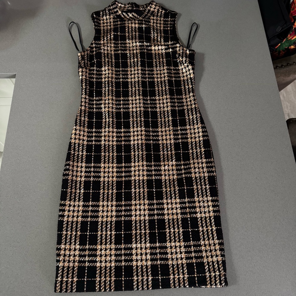 Frank Lyman Tartan Dress.